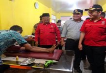 Bupati Musa Hadiri Kegiatan Donor Darah SOKSI