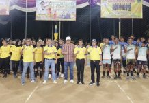 Musa Ahmad Buka Bola Volley Bupati Cup 1 U-23