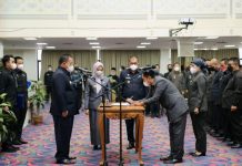 Gubernur Arinal Lantik 3 Pejabat Pimpinan Tinggi Pratama, 25 Administrator dan 37 Pejabat Pengawas