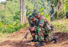 Asah Kemampuan Senbanif Sebagai Pendukung Gerak Kedepan Pasukan untuk Memenangkan Pertempuran