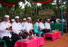 Peletakan batu pertama Masjid Quba’ Pondok Modern Al Furqon