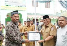 HM Ali Yusuf Siregar Hadiri Peresmian Madrasah Aliyah Swasta Rabbani