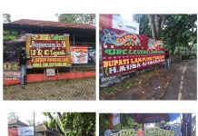 Karangan Bunga Banjiri Anniversary URC Legend Lampung