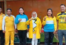 Bhakti Sosial Partai Golkar Kecamatan STM Hilir Berbagi Sembako,Jalan Santai Dan Senam Sehat
