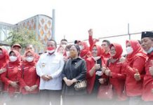Ketua Fraksi PDIP DPRD Lampung Ikut Dampingi Puan Maharani Kunjungi Sejumlah Titik