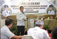 Pemprov Lampung Gelar Sosialisasi Pembangunan dan Pengembangan Aplikasi di Lingkup Pemprov