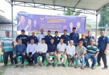 Aldi Hidayat Mislin,Ideator Rumah Aspirasi Nasdem Adakan Sosialisasi