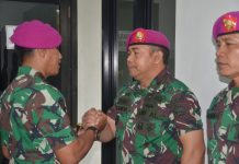Letkol Mar Imanda, S.T Menjabat Sebagai Paban Lidpur Sintel Pasmar 1 Korps Marinir