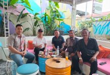 PU Media Online Ngopi Bareng Dengan Ketum DPP PWRI,Jalin Silaturrahim Wartawan