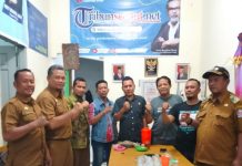 Sekcam Bersama Perwakilan Kades Sekecamatan Batang Kuis Sambangi Kantor Redaksi Media Tribun Sumut