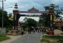 Bentrok Pasukan Gabungan Dengan Warga Lima Kampung Kecamatan Pubian Terkait HGU PT Gunung Aji Jaya