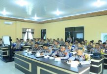 Kapolres tubaba Berikan Arahan kepada Bhabinkamtibmas jajaran polres 15 februari.2023