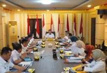 Sekdaprov Lampung Pimpin Rapat Pembahasan Penyampaian Laporan Kegiatan dan Laporan Keuangan KORPRI Tahun 2022