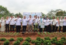 Pemprov Lampung Ikuti Penanaman 1000 Pohon Buah Secara Serentak