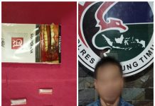 Sat Res Narkoba Polres Lamtim Tangkap Seorang Pemuda Pemakai Narkotika Jenis Sabu
