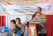 Kapolres tulang bawang barat kunker ke polsek tumijajar Skalapost com