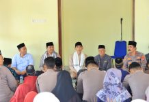 Polres tulang bawang barat memperingati isra.mi.raj nabi muhammad swa tahun 1444 H/ 2023 m.