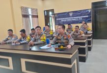 Satbinmas dan Bhabinkamtipmas polres tulang bawang barat Hadir dalam katpuan Daring mabes polri Gelombang 111.