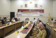 Pemprov Lampung Ikuti Rapat Sosialisasi Panduan Evaluasi Kinerja TPID Tahun 2022