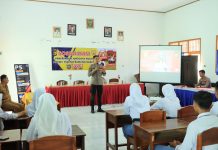 Polres tulang bawang barat menggelar sosialisasi penerimaan anggota polri t..a 2023