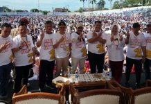 Puluhan Ribu Masyarakat Antusias Ikut Jalan Sehat Partai Gerindra