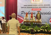 Deklarasi, EMUD Lampung Siap Jadi Tumpuan Untuk Prabowo Presiden