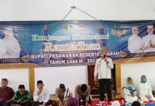 Kunjungan Ramadhan Di Desa Suka Maju, Bupati Dendi Disambut Antusias Warga