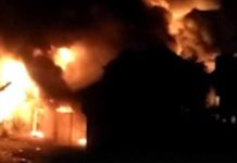 Diduga Konsleting Listrik Sebuah Bangunan Habis Terbakar