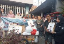 DPD Gerindra bersama PIRA Lampung Bantu Korban Kebakaran di Kaliawi Balam