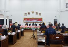 Sidang pariperna dprd tubaba di hadiri langsung oleh drs m firsada m.si.juni 2023