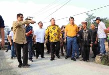 Gubernur Tinjau Kemajuan Pengerjaan Rehabilitasi Jalan Provinsi di Tubaba dan Way Kanan