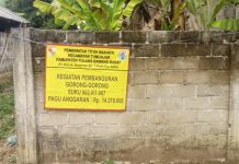 Kepalo Tiyuh Makarti Edi Melaksanakan Progeram Pembangunan Gorong.Gorong
