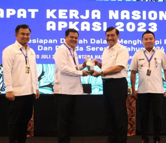 Bupati Musa Ahmad Hadiri Pembukaan Rakernas XV Apkasi 2023 dan Apkasi Otonomi Expo 2023