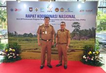 Bupati H. Musa Ahmad, S.Sos., M.M. Hadiri Rapat Koordinasi Nasional