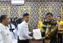 Bupati Musa Ahmad Hadiri Penyerahan SK PPPK di Lingkungan Pemkab Lampung Tengah