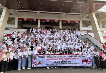 Ratusan Pelajar Grudug DPRD Lampung, Mingrum Gumay Sampaikan Pesan Positif