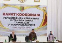 Sekretaris Komisi II DPRD Lampung ikut rakor pengendalian kebakaran