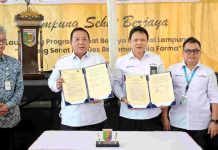 Gubernur Arinal Luncurkan Warung Sehat di Raman Utara Lampung Timur