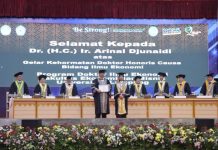Gubernur Arinal Resmi Menyandang Gelar Doctor Honoris Causa