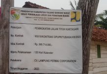 Tiyuh kartasari mewujutkan beton Di sambut antusas warga tulag bawang barat Skalapost com 11Nopember2023