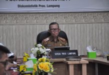 Pemerintah Provinsi Lampung Ikuti Rakor Pengendalian Inflasi di Daerah