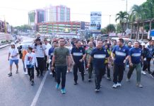 Peringati Hari Kesehatan Nasional ke-59, Gubenur Arinal Djunaidi Lepas Peserta Jalan Sehat