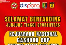BKC Lampung Kirim Atlit Karate Mengikuti Kejurnas Dan Gashuku Nasional BKC Ke-50 Tahun 2023