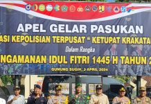 Brimob Batalyon B Pelopor Mengikuti Apel Gelar Pasukan Operasi Kepolisian Terpusat