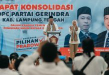 Partai Gerindra Provinsi Lampung menggelar konsolidasi di 15 kabupaten