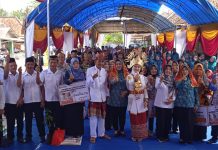Hj.Nanda Indira Hadiri Pembentukan dan Pembinaan Kampung KB Tingkat Kabupaten