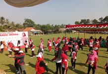 Senam CAKEP di Kedondong , Ratusan Ibu-ibu Antusias