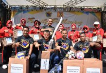 Pererat Kekeluargaan Yonif 7 Marinir Gelar Family Gathering