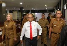 Samsudin Didampingi Sekdaprov Fahrizal Kunjungi DPRD Lampung