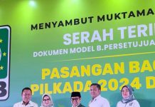 Nanda – Anton Terima Rekomendasi Model B KWK dari Ketum PKB